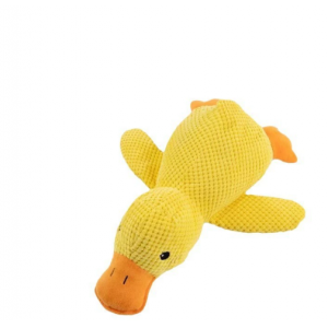 宠物玩具发声小黄鸭小狗毛绒玩偶陪伴鸭大狗自嗨磨牙耐咬宠物玩具